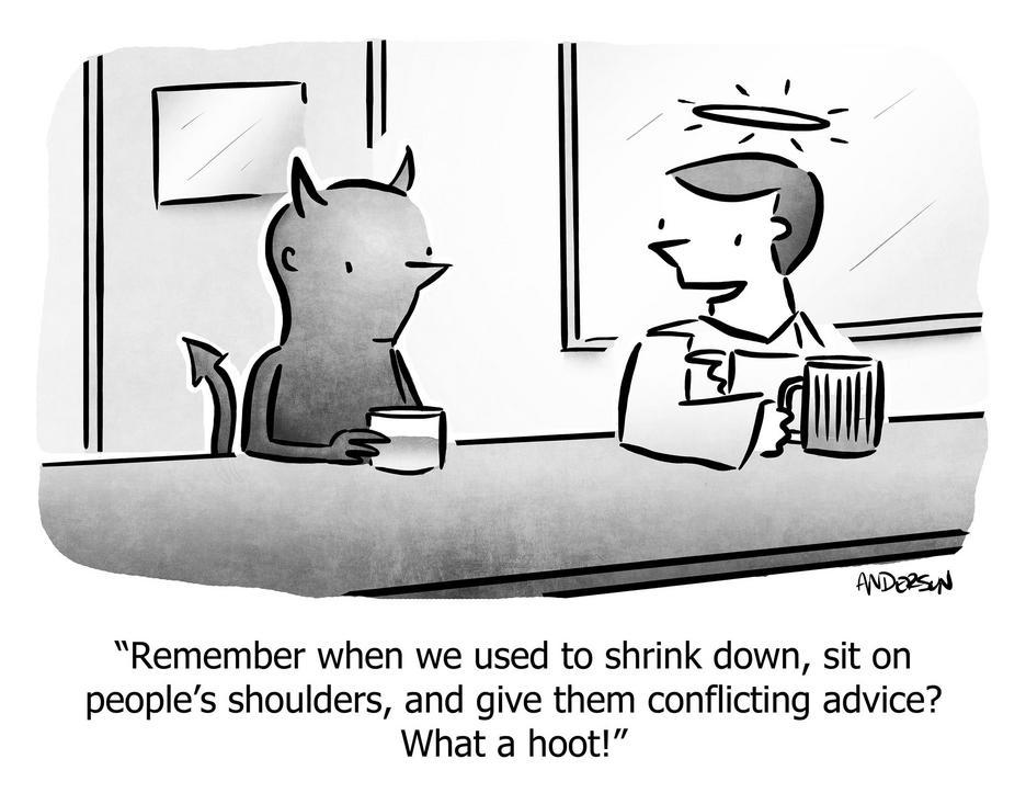 we used to sit on peoples shoulders give conflicting advice?searchid=44934