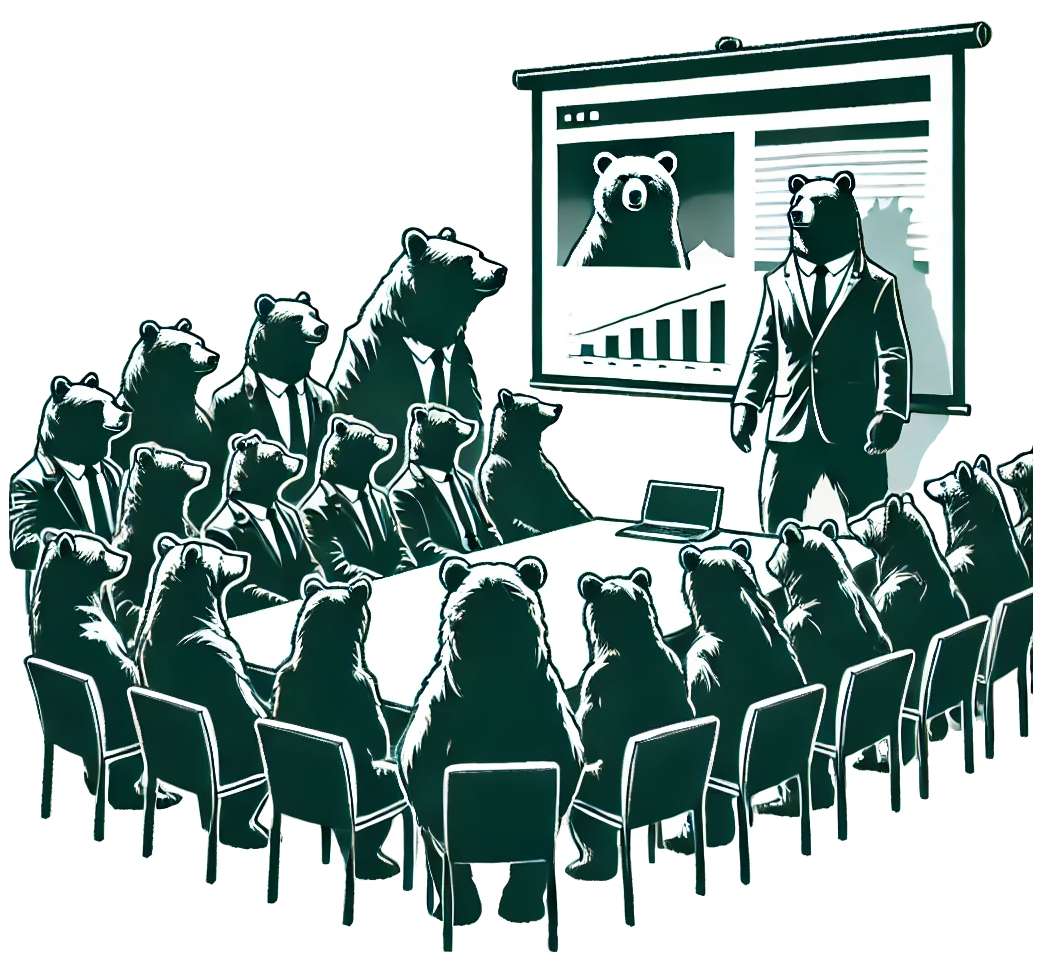 bear making sales