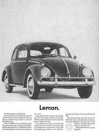 VW bug called a "lemon"