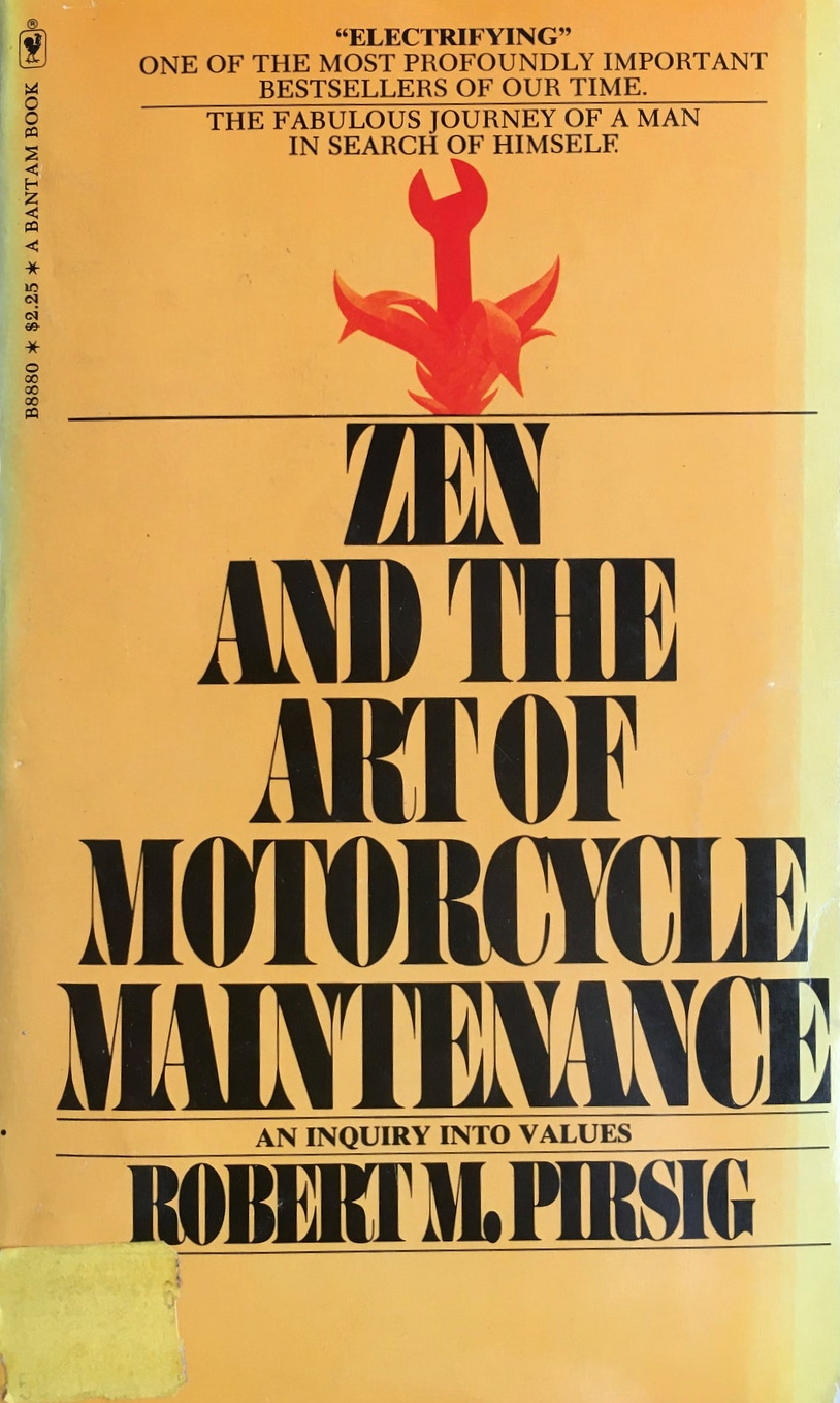 Zen and the Art of Motorcycle Maintenance book cover