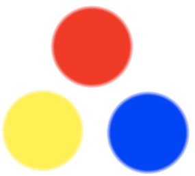 Artist's primary color wheel