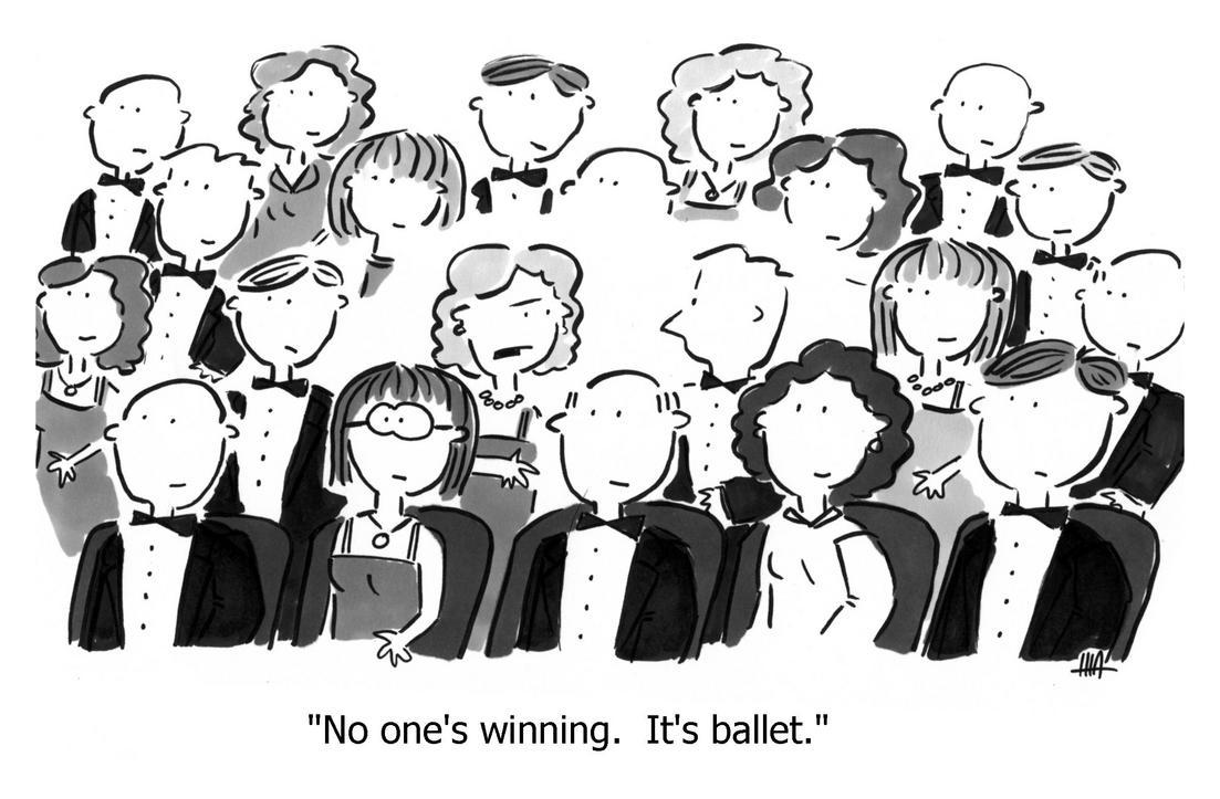 no one is winning; it's a ballet
