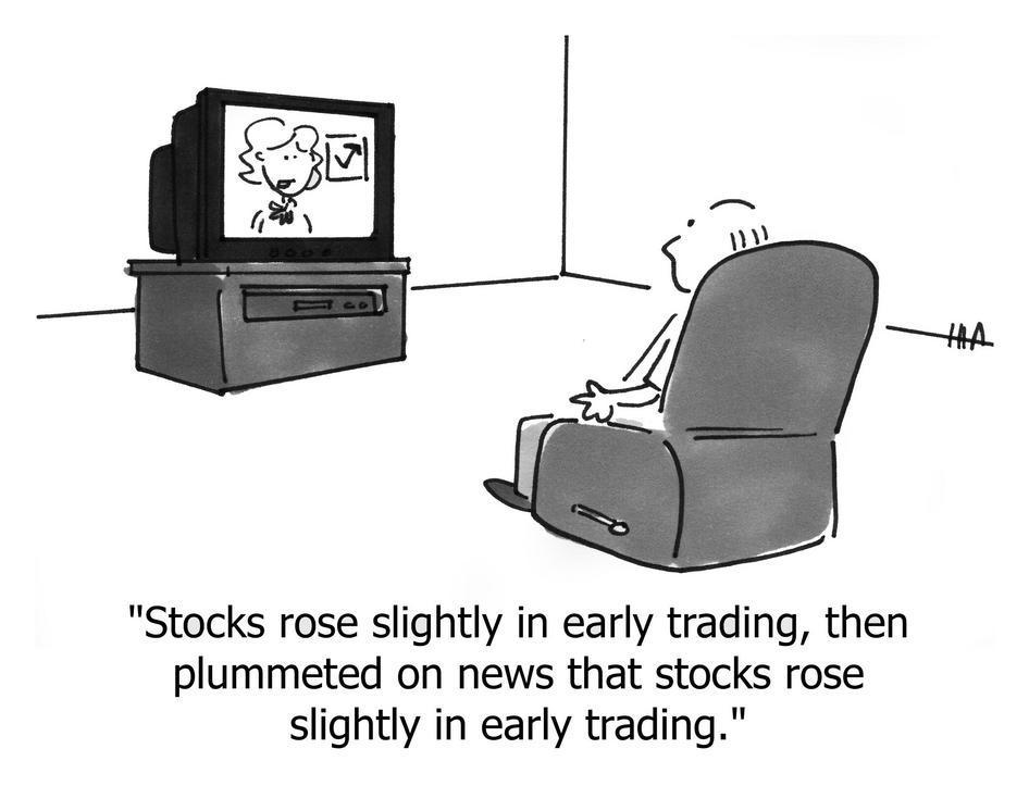 stocks rose slightly in early trading then plummeted on news that stocks rose slightly in early trading