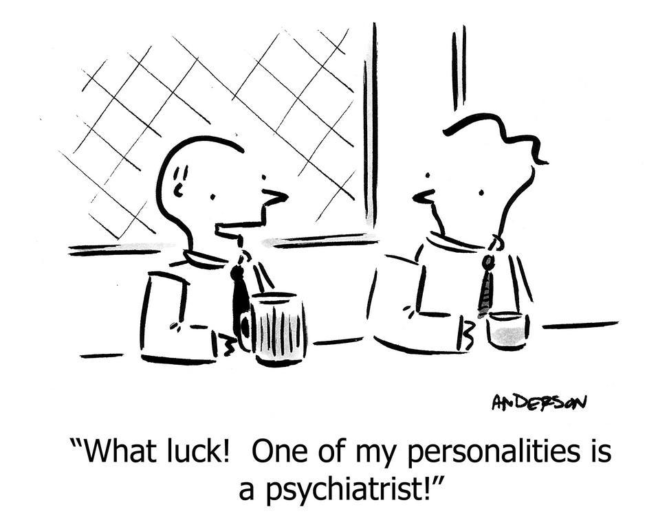 what luck one of my personalities psychiatrist