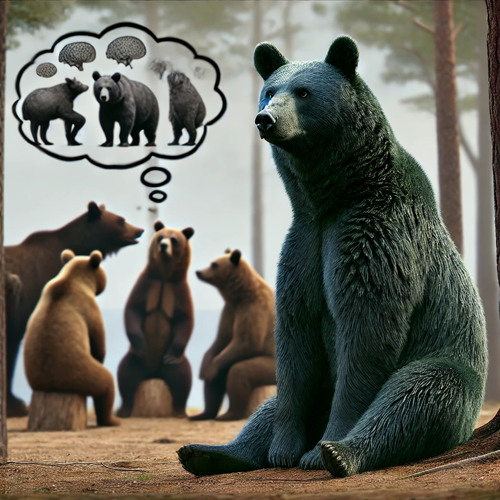 Bear thinking about my family thinks I'm crazy for starting a business