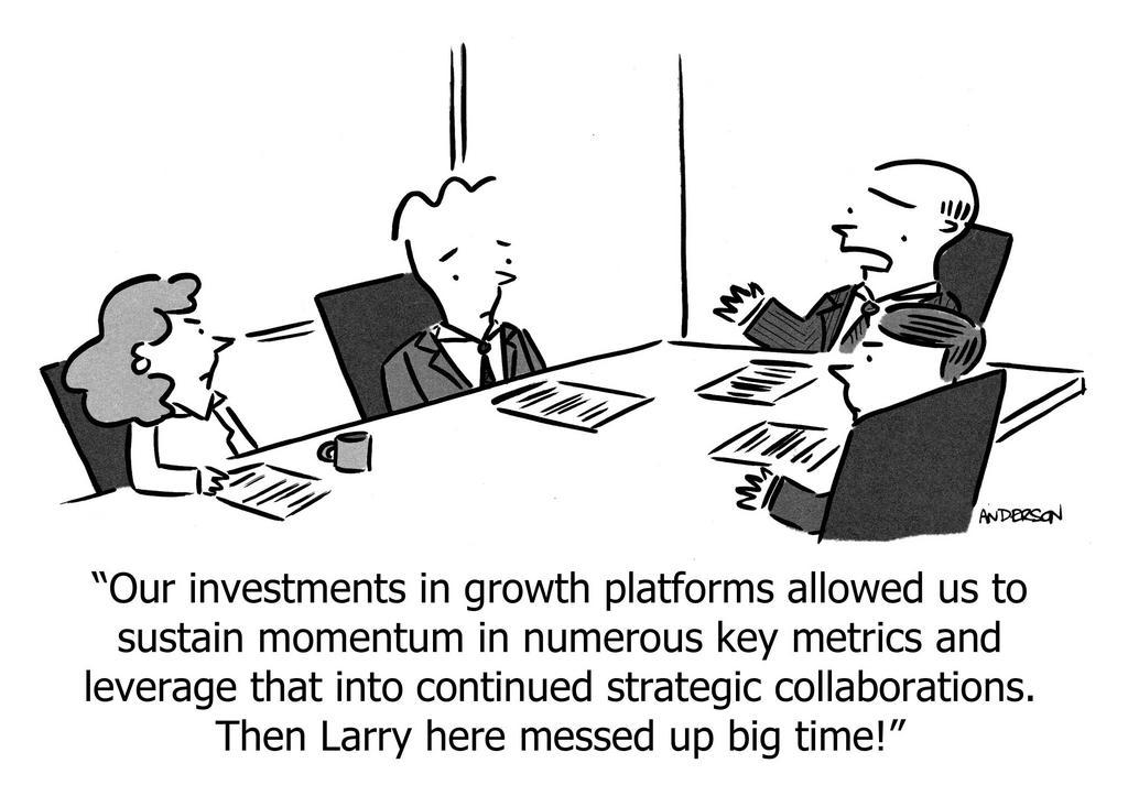 our investments allowed sustain momentum then larry messed up