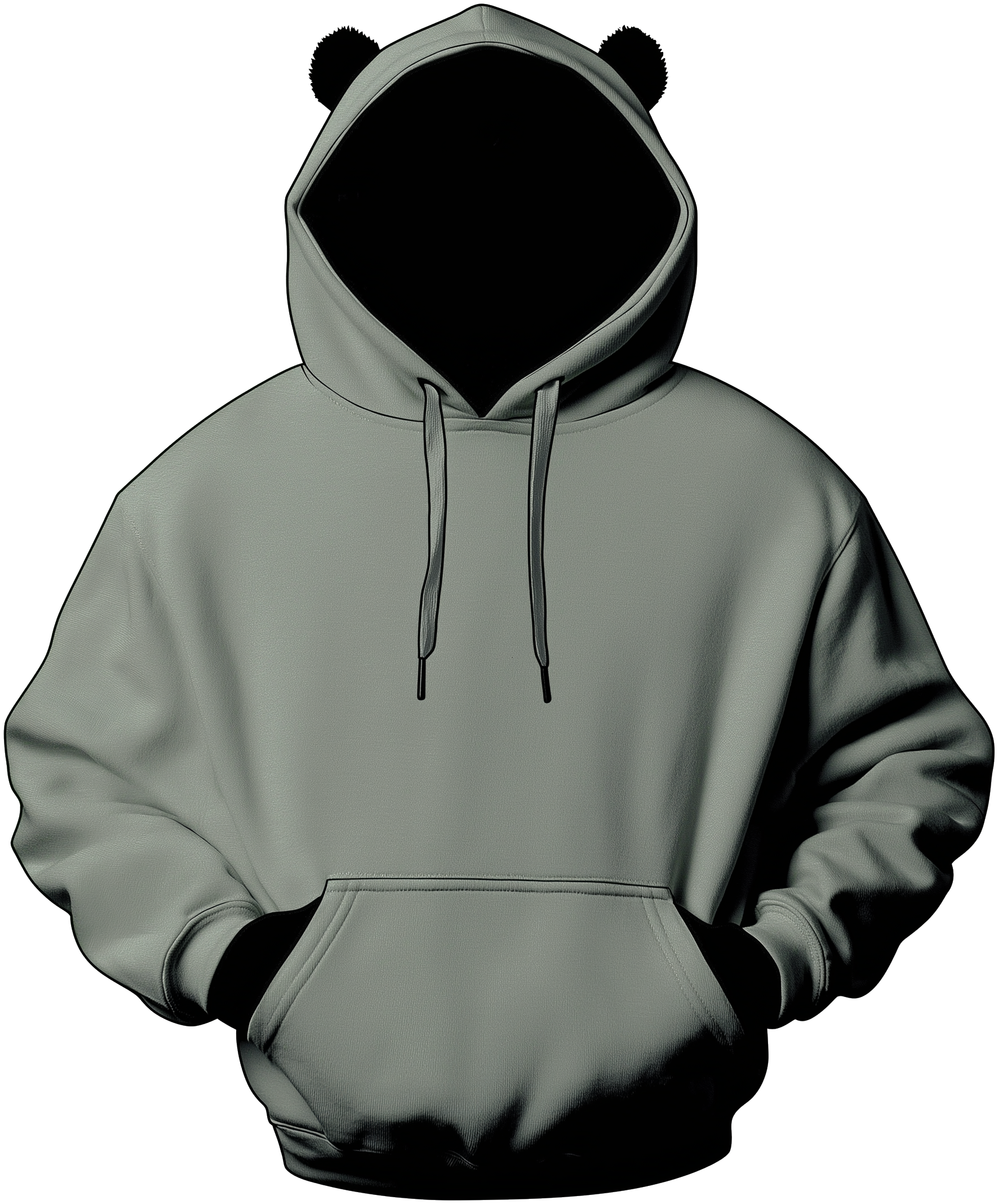 Bear in hoodie