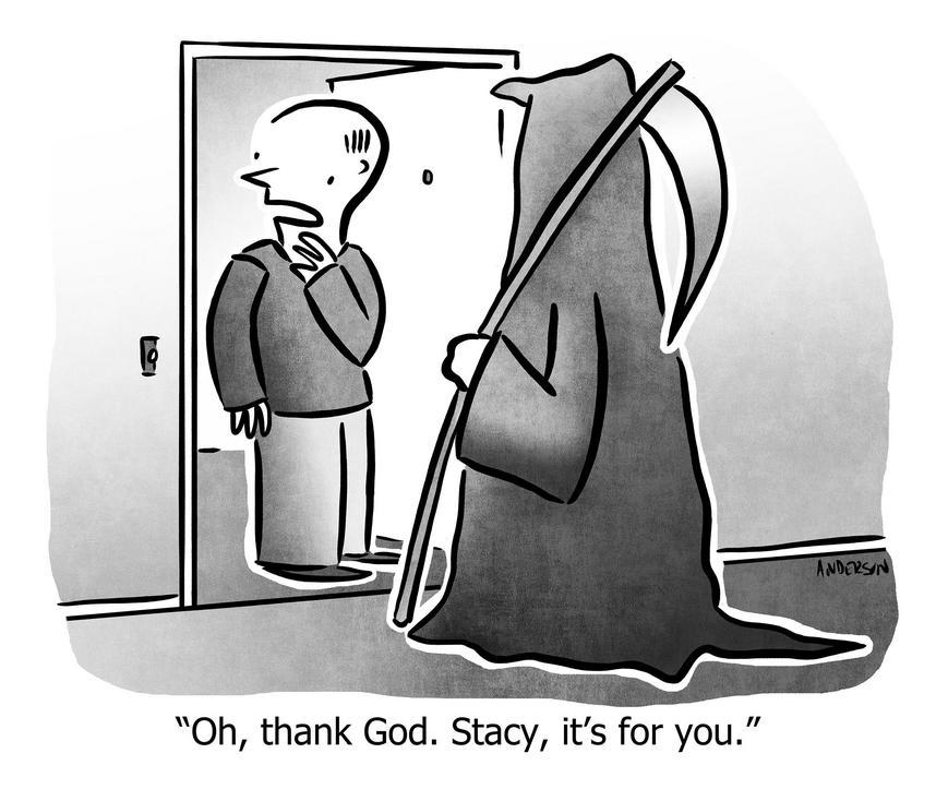 oh thank god stacy its for you
