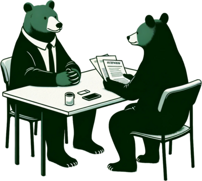 bear interviewing