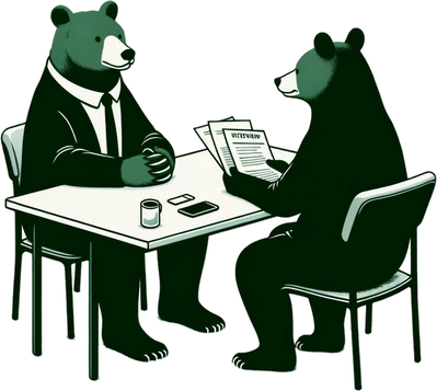 bear interviewing