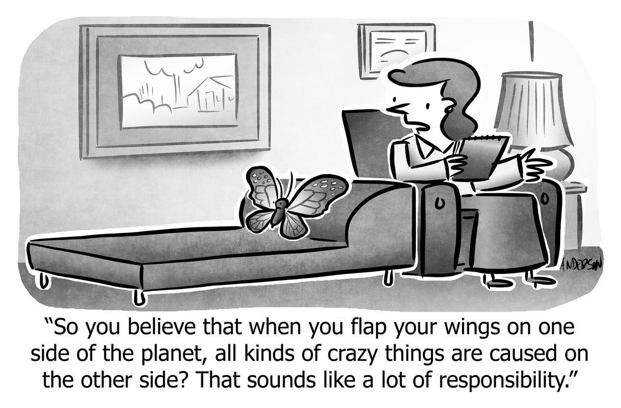 flap wings crazy things caused sounds lot responsibility