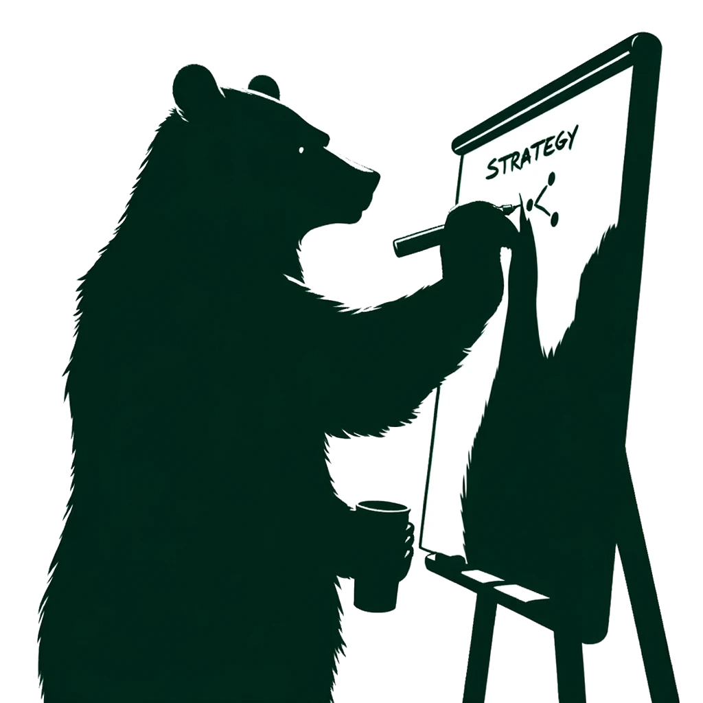 bear making a strategy