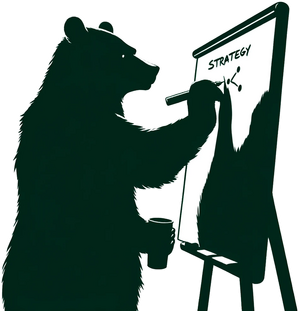bear making a strategy