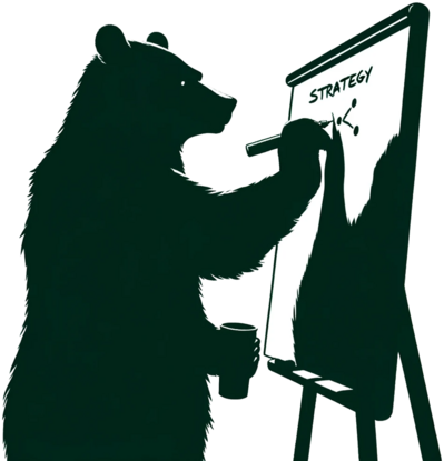 bear making a strategy