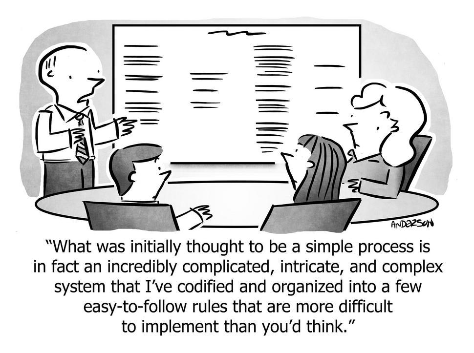 easy follow rules more difficult implement than youd think