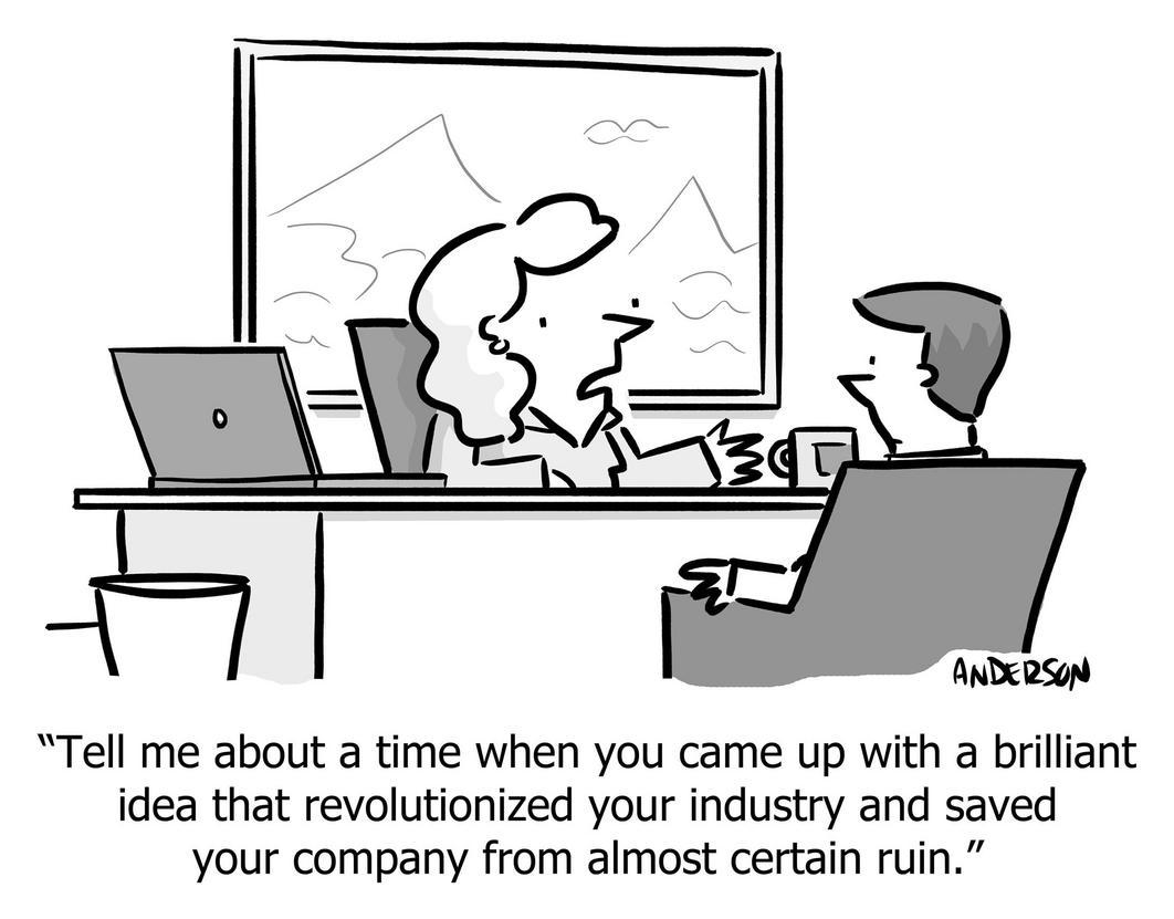 Tell me about a time when you came up with a brilliant idea that revolutionized your industry and saved your company from almost certain ruin.