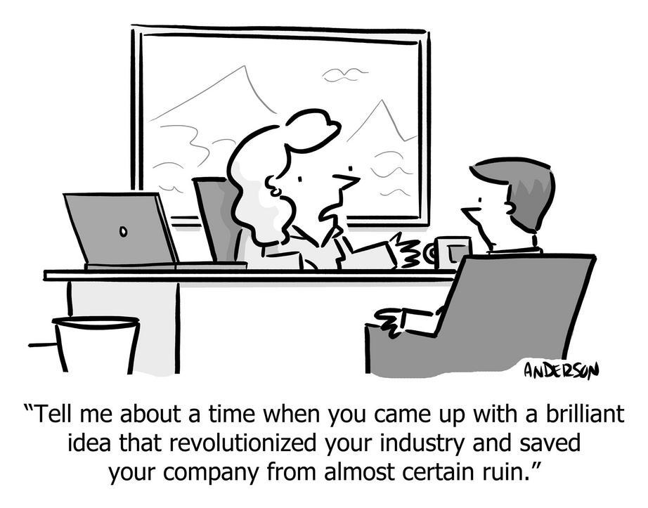Tell me about a time when you came up with a brilliant idea that revolutionized your industry and saved your company from almost certain ruin.