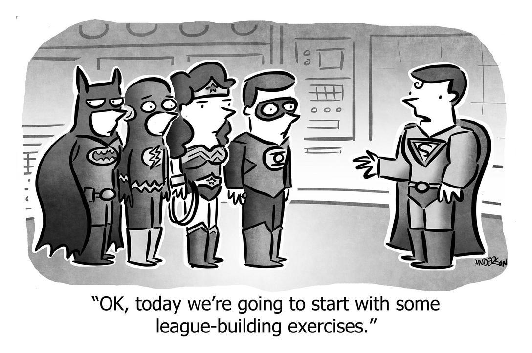 today were going to start with league building exercises